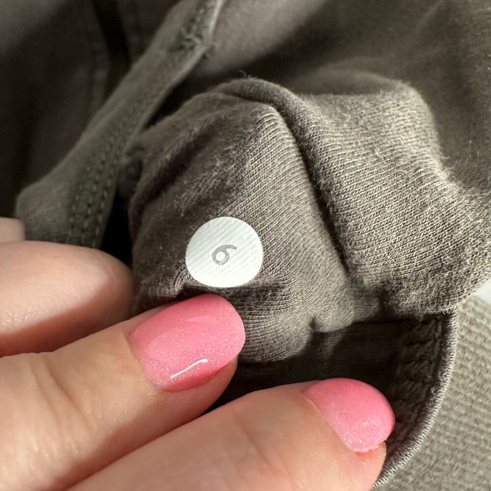 Lululemon Women's Grey / Green Full Zip Hooded Scuba Sweatshirt Size 6‎ - Picture 6 of 8